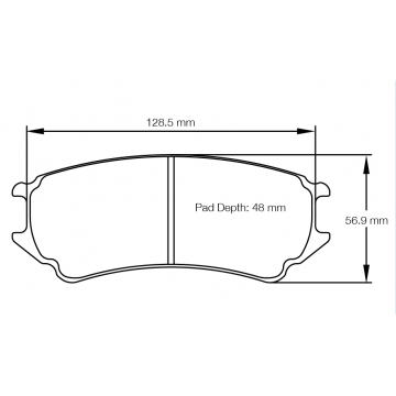 Sagoma Pagid E8242 RST4