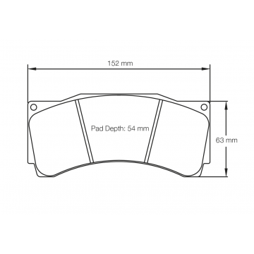 Sagoma Pagid E8250 RST2E