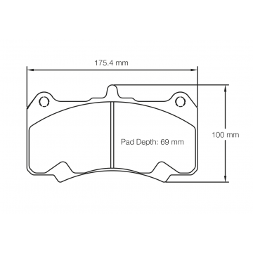 Sagoma Pagid E8258 RST3