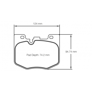 Sagoma Pagid E8275 RSL29
