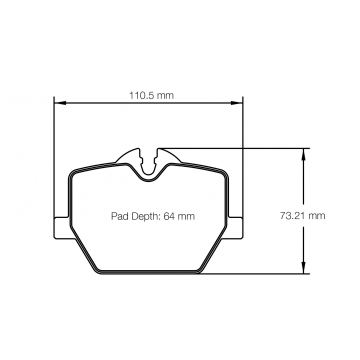 Sagoma Pagid E8276 RSL29