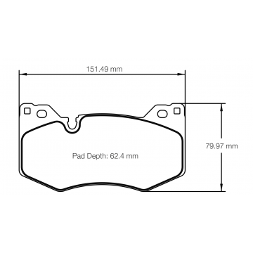 Sagoma Pagid E8278 RSL1