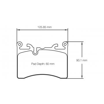 Sagoma Pagid E8284 RSL29
