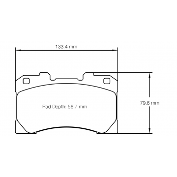 Sagoma Pagid E8299 RST3