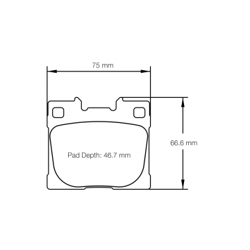 Sagoma Pagid E8300 RST3