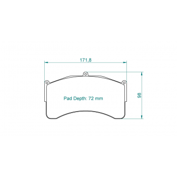 Sagoma Pagid E8314 RSX001