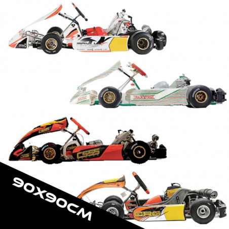 Serie 90x90cm - KART