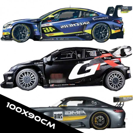 Serie 100x90cm - GT, NASCAR, WRC